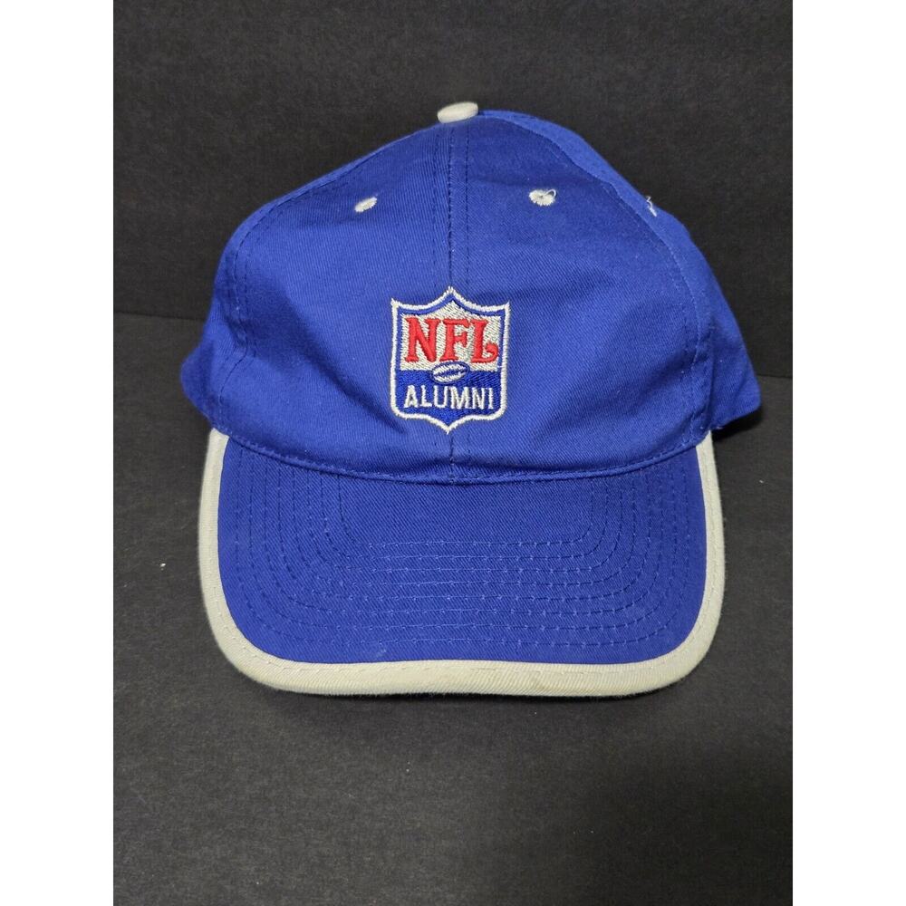 Vintage NFL Alumni Logo Ballcap Hat Blue With White Lined Brim Football~One Size